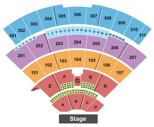 Jones Beach Theater Wu-Tang Clan Seating Chart